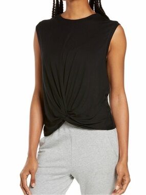 Zella Twist Front Knot Top